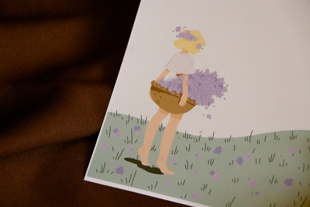 Jeune fille aux fleurs